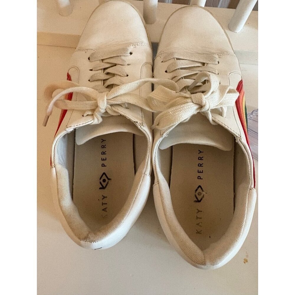 Womens Katy Perry The Rizzo Court Sneakers Shoes Rainbow - Picture 7 of 7